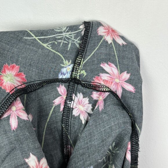 French Connection Wide Leg Crochet Floral Boho Pants Lyocell Lace Mix Trousers 2 - Picture 12 of 15